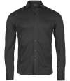T4030 4030 Tee Jays Active Stretch Long Sleeve Shirt Black colour image